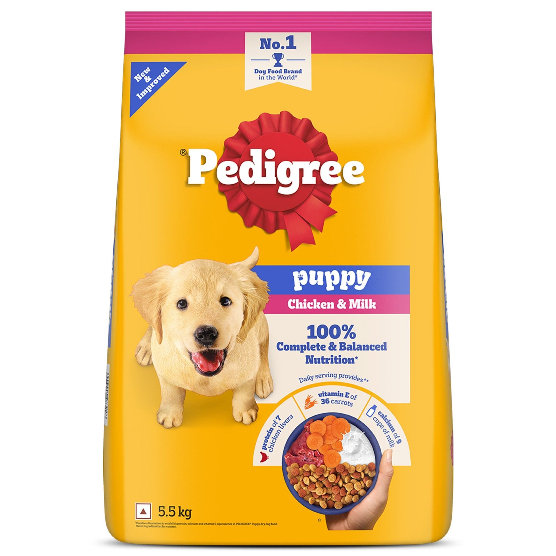 pedigree-chicken-milk-puppy-dry-dog-food 5.5kg