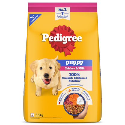 pedigree-chicken-milk-puppy-dry-dog-food 5.5kg