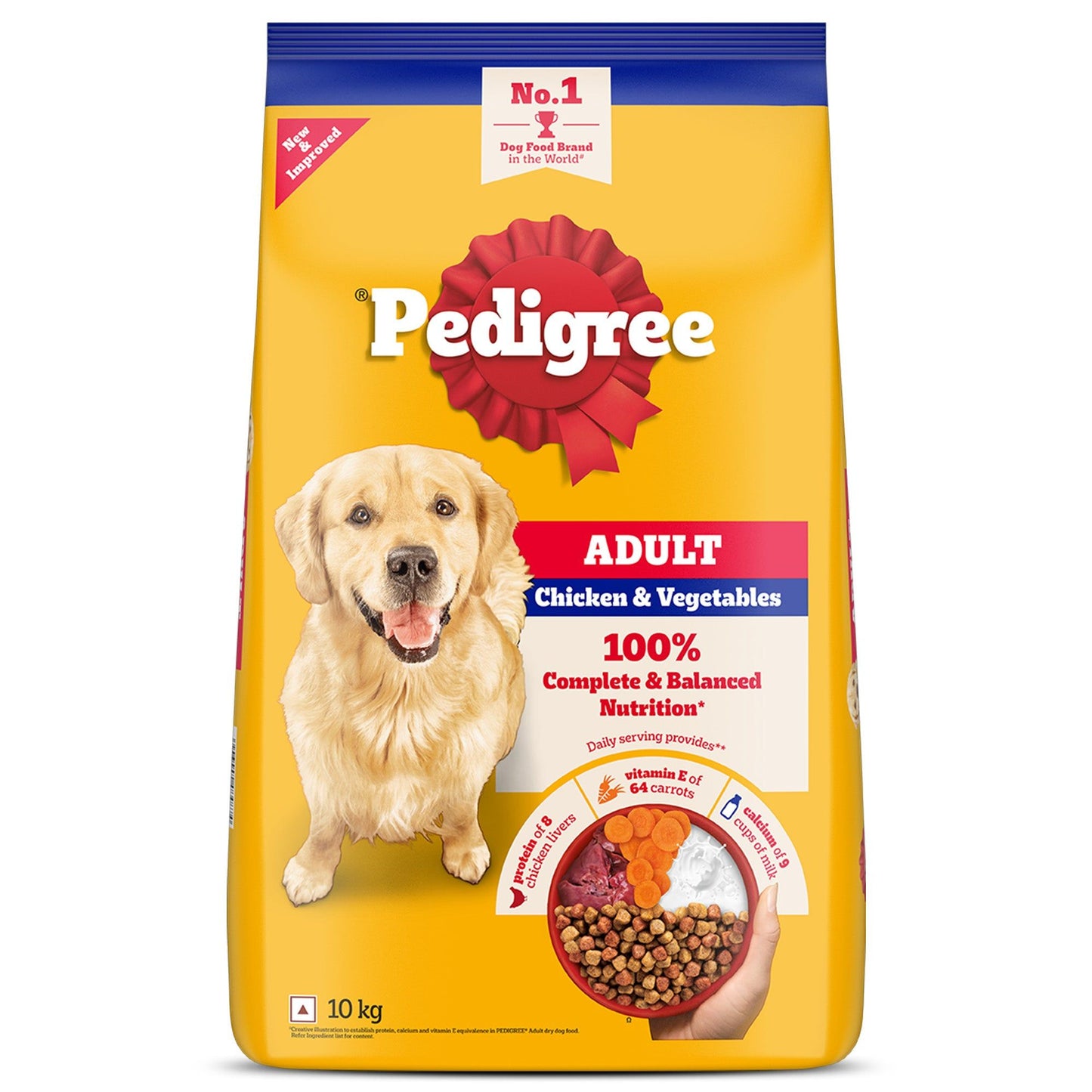 pedigree-chicken-vegetables-adult-dry-dog-food 10kg