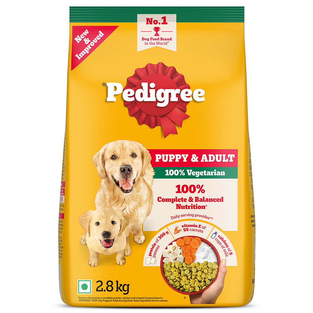 pedigree-complete-balanced-100-vegetarian-dry-food-for-puppy-adult-dogs 2.8kg