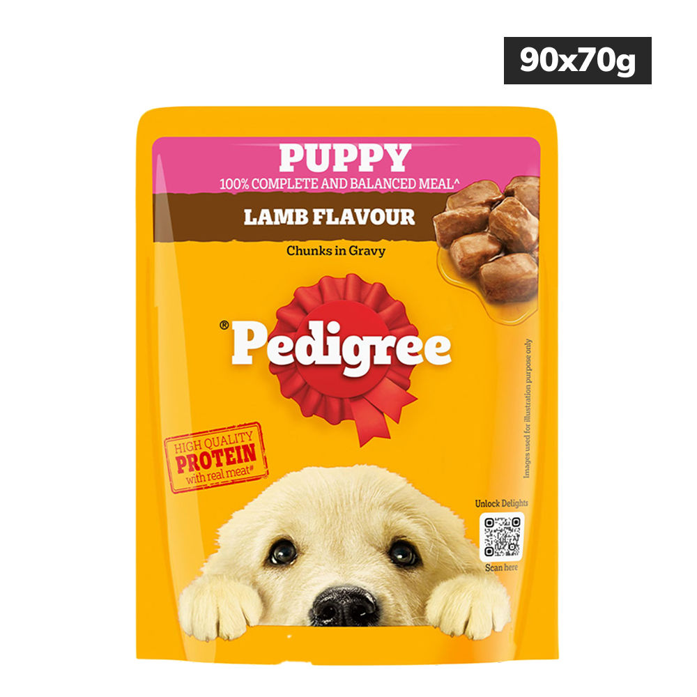 Pedigree Lamb Flavour Chunks in Gravy Puppy Wet Food — image 6