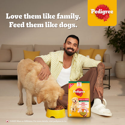 Pedigree 100% Vegetarian Puppy and Adult Veg Dog Dry Food — detail shot