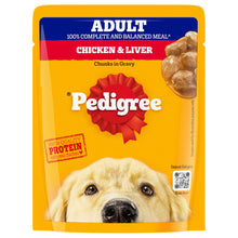 Pedigree Chicken Liver Chunks In Gravy Pouch Adult Dog Wet Food