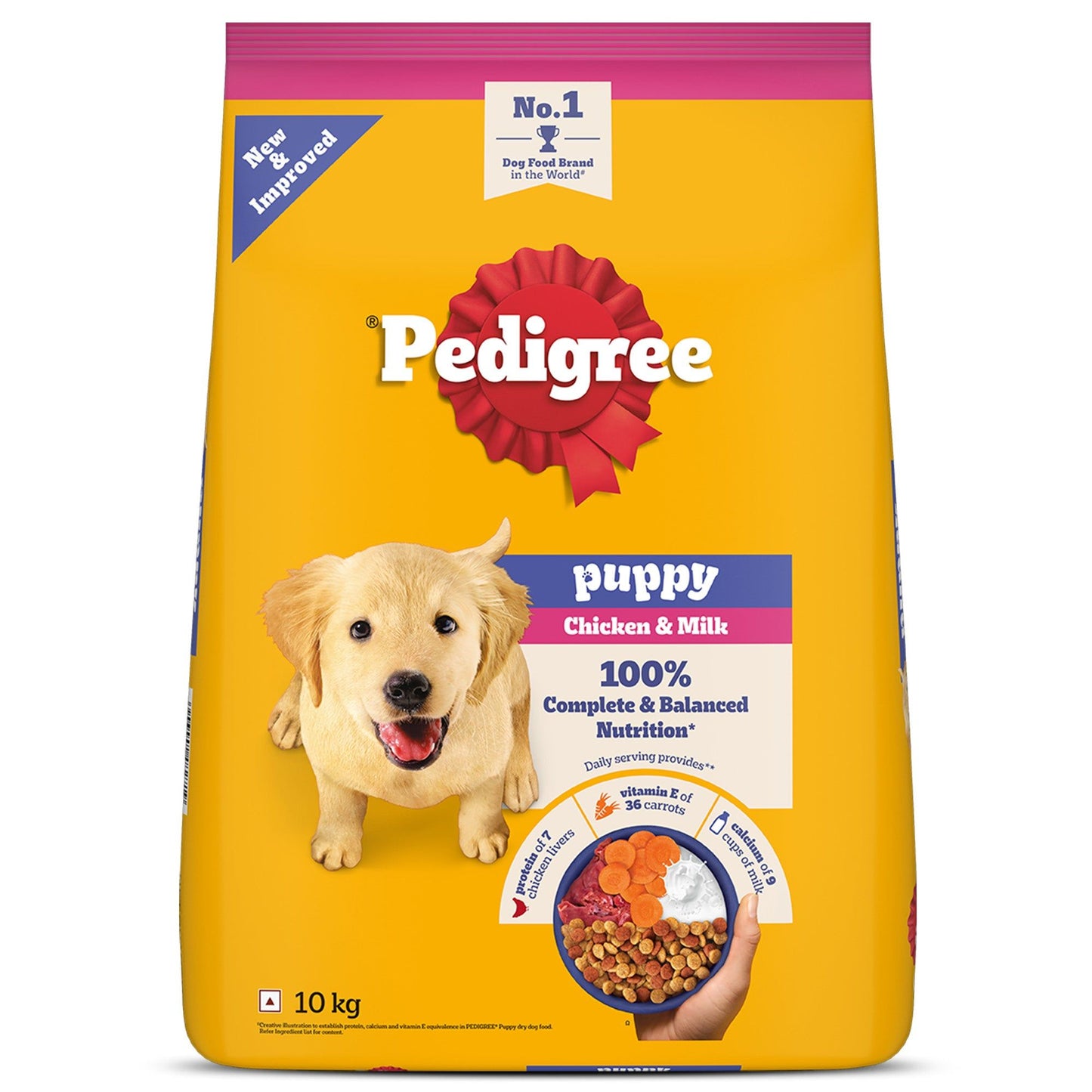 Pedigree Chicken Milk Puppy Dry Dog Food