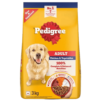 Pedigree Chicken And Vegetables Adult Dog Dry Food Lmadd