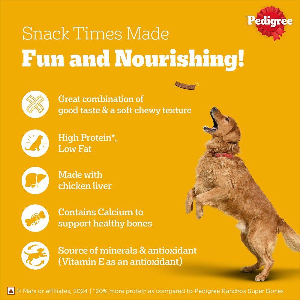 Pedigree Chicken Flavour Tasty Jerky Dog Treat - Image 2