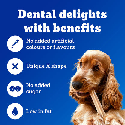 Pedigree Dentastix Oral Care for Adult (Medium Breed of 10 to 25 kg) Dog Treats — back view