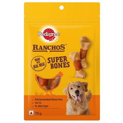 Pedigree Ranchos Super Bones Chicken Milk Dog Treats