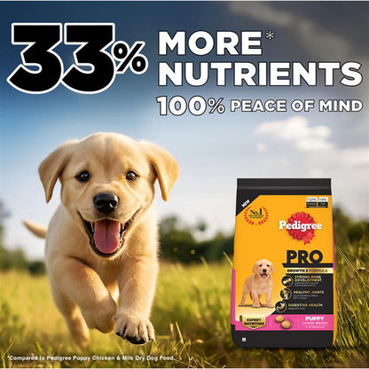 Pedigree PRO Expert Nutrition for Large Breed Puppy (3 to 18 Months) Dog Dry Food — back view