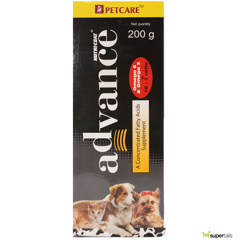 Petcare Nutricoat Advance Omega 3 + 6 Syrup for Dogs and Cats — detail shot