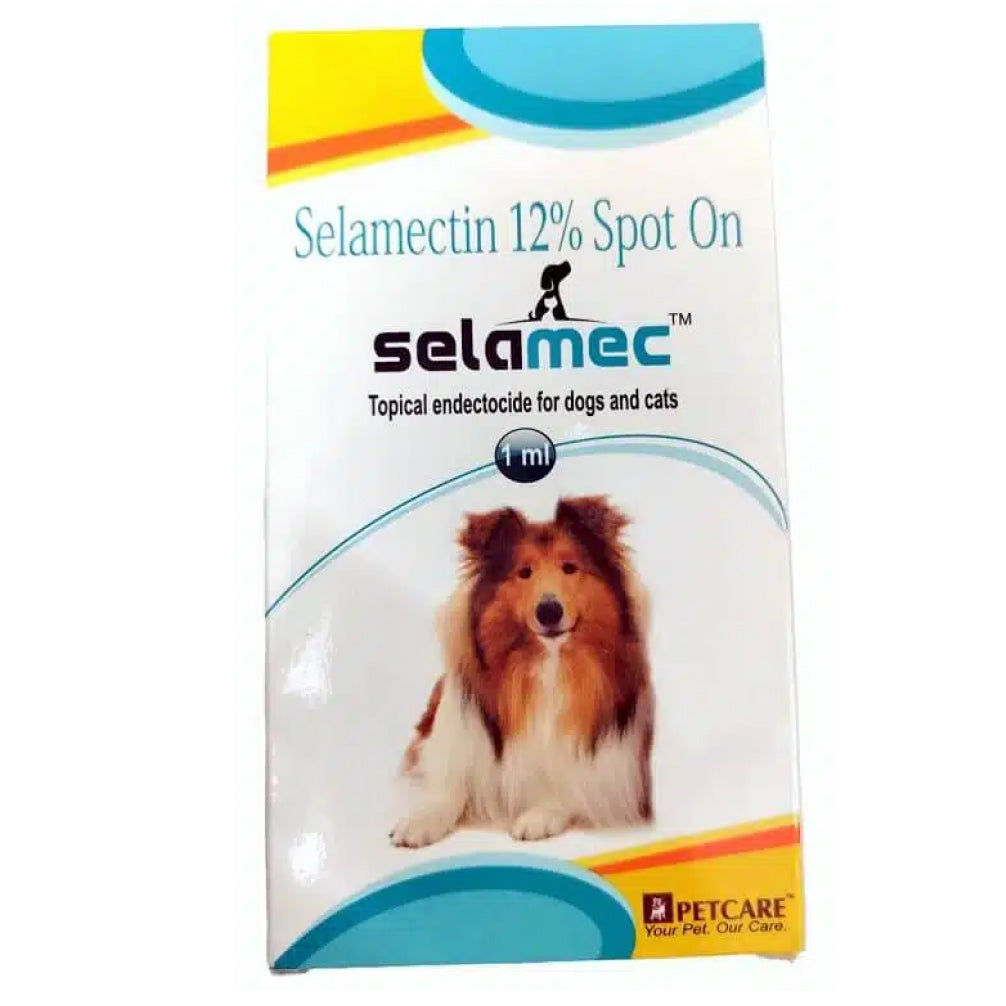 Petcare Selamec (Selamectin) Spot On for Dogs — side view