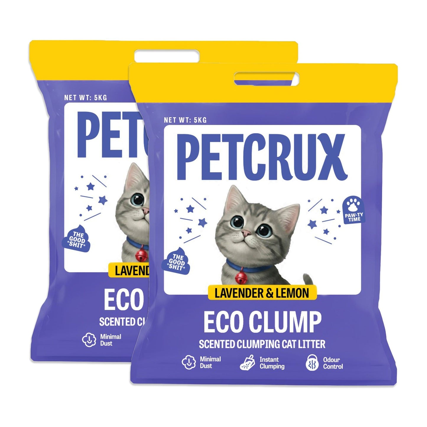 Petcrux Lavender & Lemon Scented Eco Clumping Cat Litter — image 6