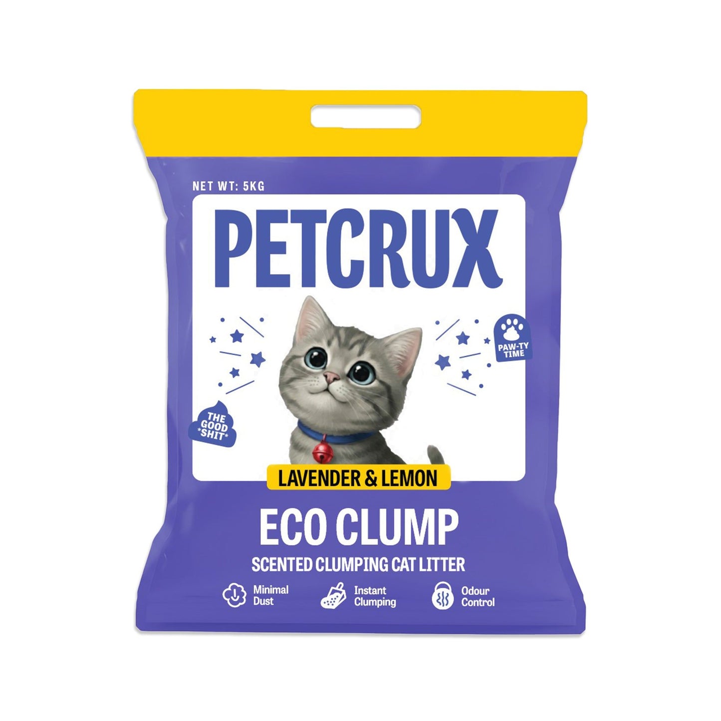 petcrux-lavender-scented-eco-clumping-cat-litter 5kg