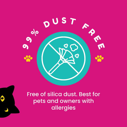 Petcrux Eco Clump Bentonite Unscented Cat Litter — back view