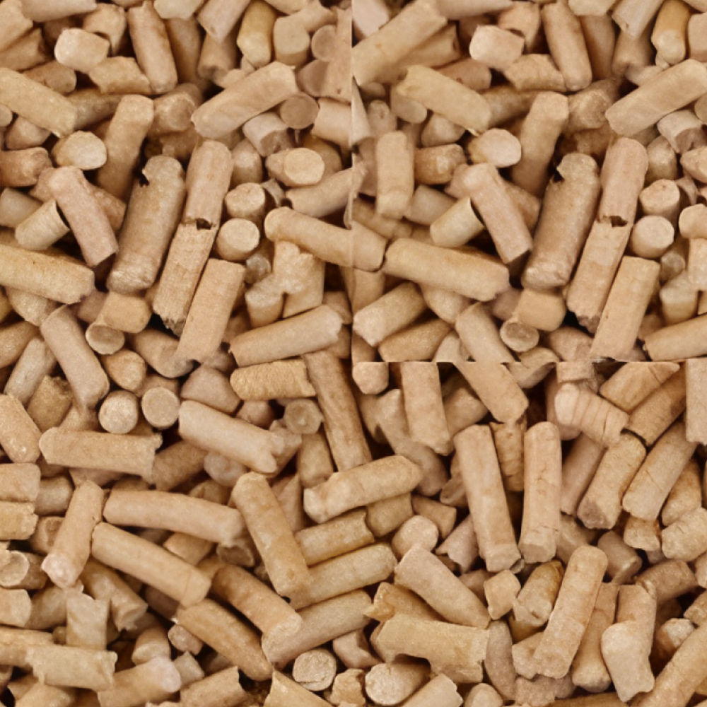 PetCrux Exclusive Organic Pine Wood Scented Cat Litter — back view