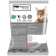 PetCrux Exclusive Scoopable Unscented Natural Activated Carbon Cat Litter — side view