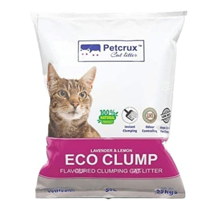 Petcrux Lavender Scented Eco Clumping Cat Litter