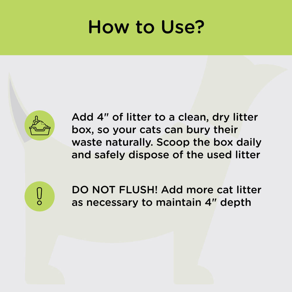 Petcrux Lavender & Lemon Scented Smart Clumping Cat Litter — detail shot
