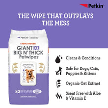 Petkin Gaint Big N Thick Lavender Scented Petwipes For Dogs And Cats - Image 2