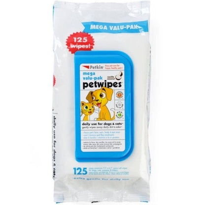 Petkin Mega Value Pack Petwipes For Dogs Cats