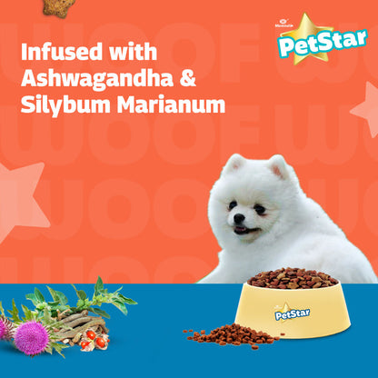 Mankind Petstar Milk and Wheat Puppy Dog Dry Food — detail shot