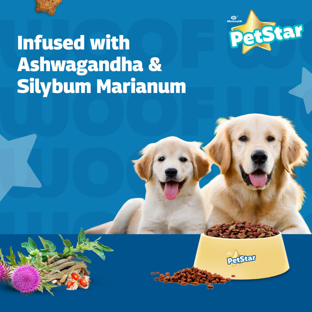 Mankind Petstar Starter Mother & Baby Dog Dry Food — back view