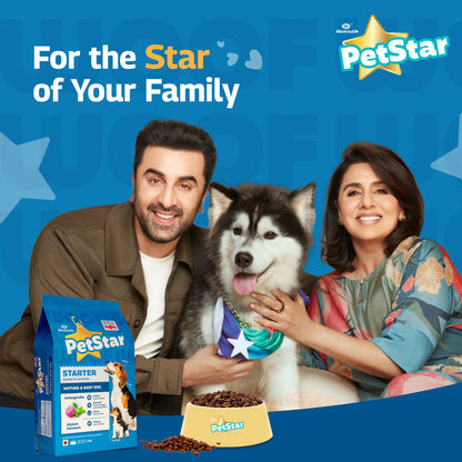 Mankind Petstar Starter Mother & Baby Dog Dry Food — side view
