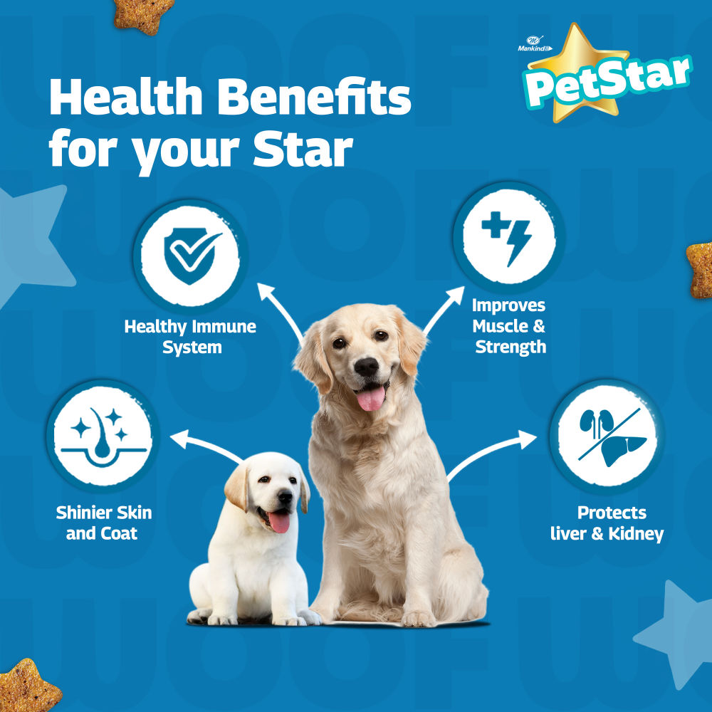 Mankind Petstar Starter Mother & Baby Dog Dry Food — in use