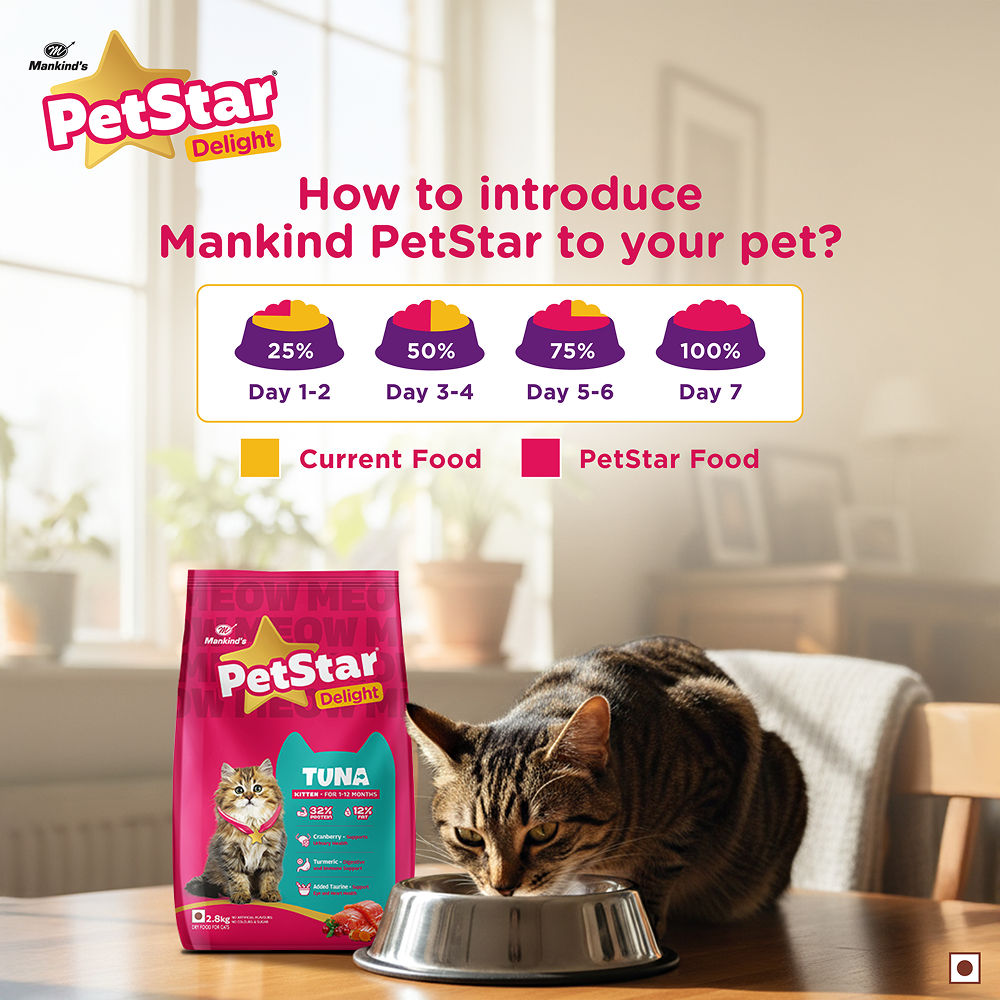 Mankind PetStar Tuna Kitten Cat Dry Food — detail shot