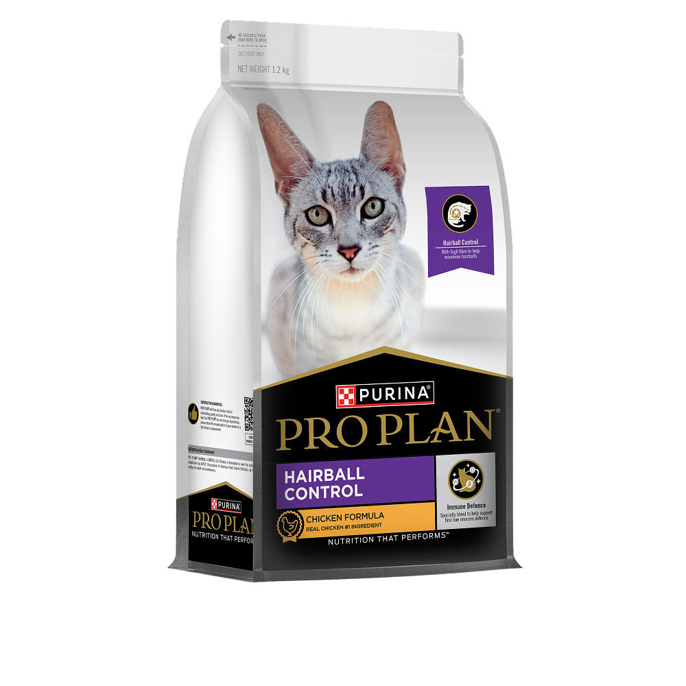 Pro Plan Chicken Flavoured Hairball Control Cat Dry Food — back view