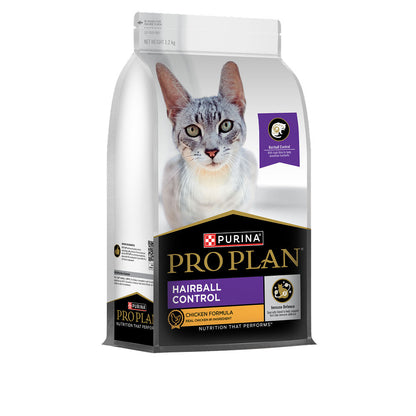 Pro Plan Chicken Flavoured Hairball Control Cat Dry Food — back view