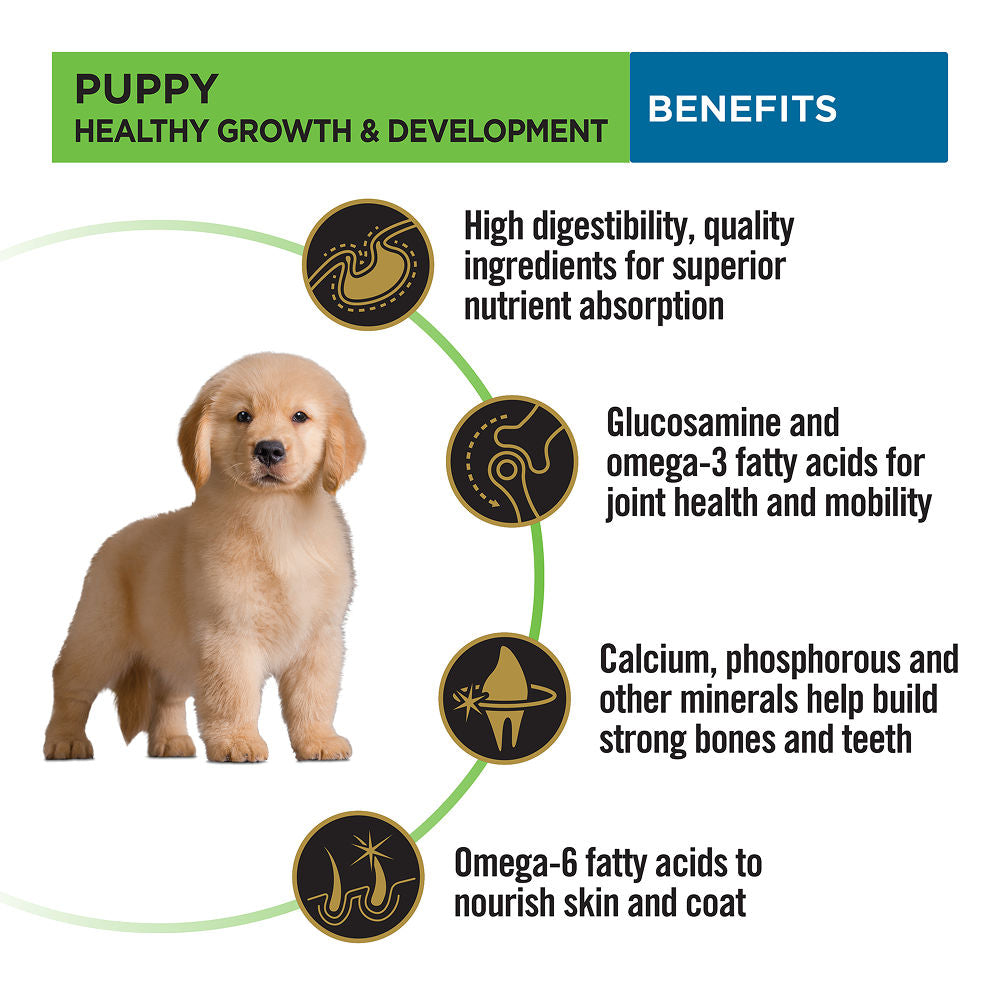 Pro Plan Chicken Large Breed Puppy Dog Dry Food — back view