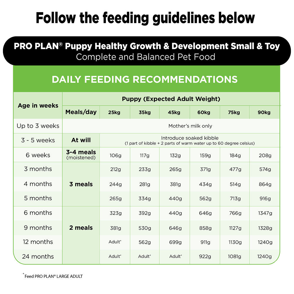 Pro Plan Chicken Large Breed Puppy Dog Dry Food — in use