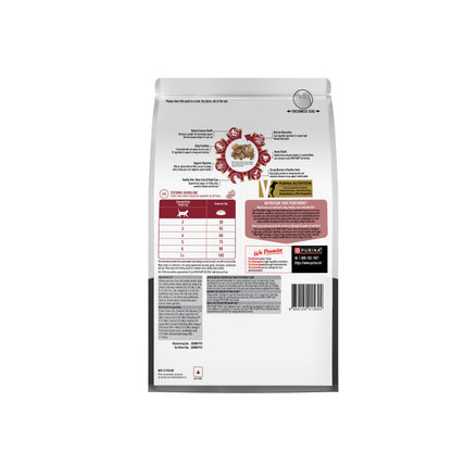 Pro Plan Salmon Tuna Flavoured Adult Cat Dry Food — back view