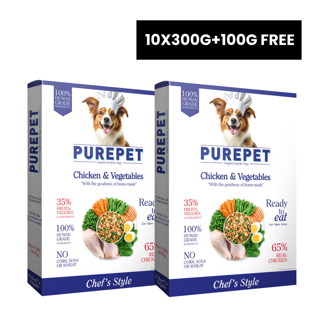 purepet-chicken-and-vegetable-biryani-fresh-food-for-dogs 10x300g+100g Fresh Food Free