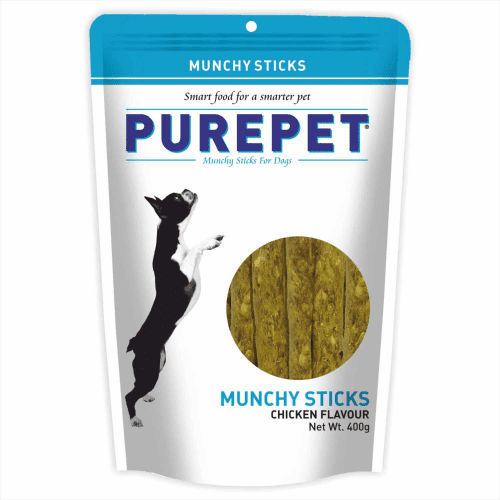 purepet-chicken-flavor-munchy-sticks-dog-treats 400g