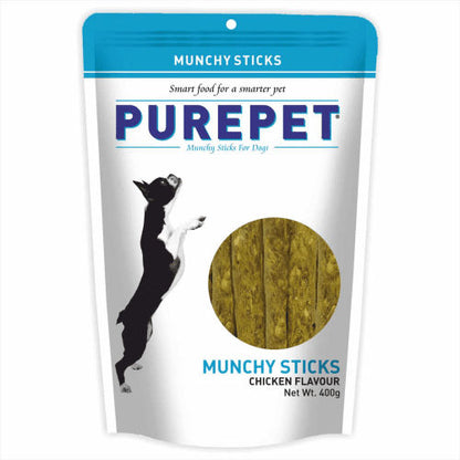 purepet-chicken-flavor-munchy-sticks-dog-treats 400g