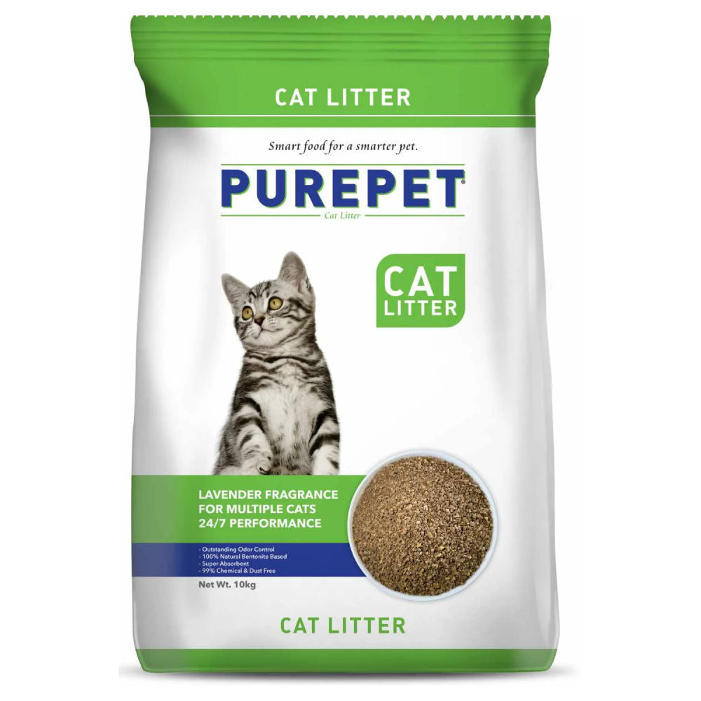 Purepet Lavender Scented Clumping Cat Litter — image 6