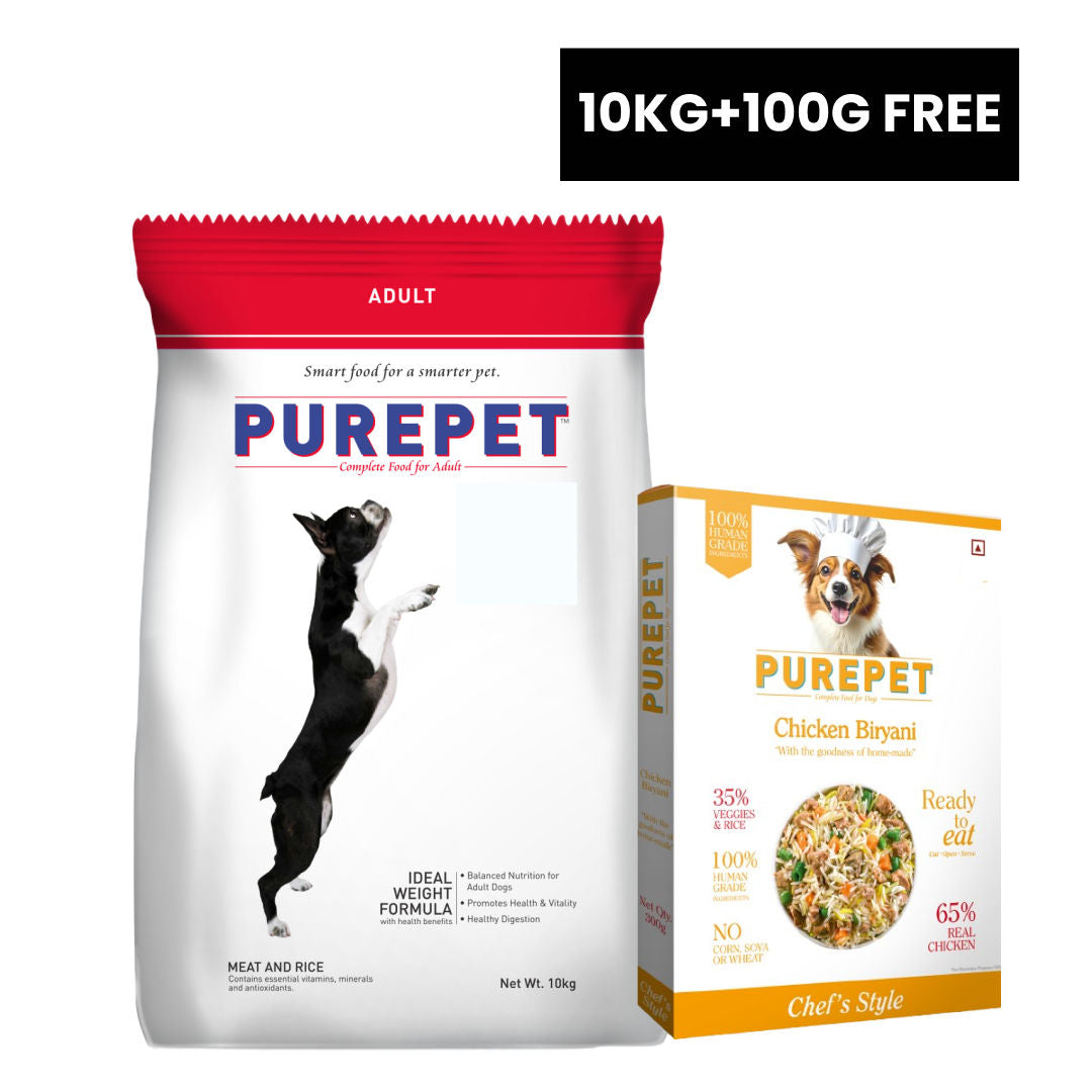 purepet-meat-and-rice-adult-dry-dog-food 10kg+100g Fresh Food Free
