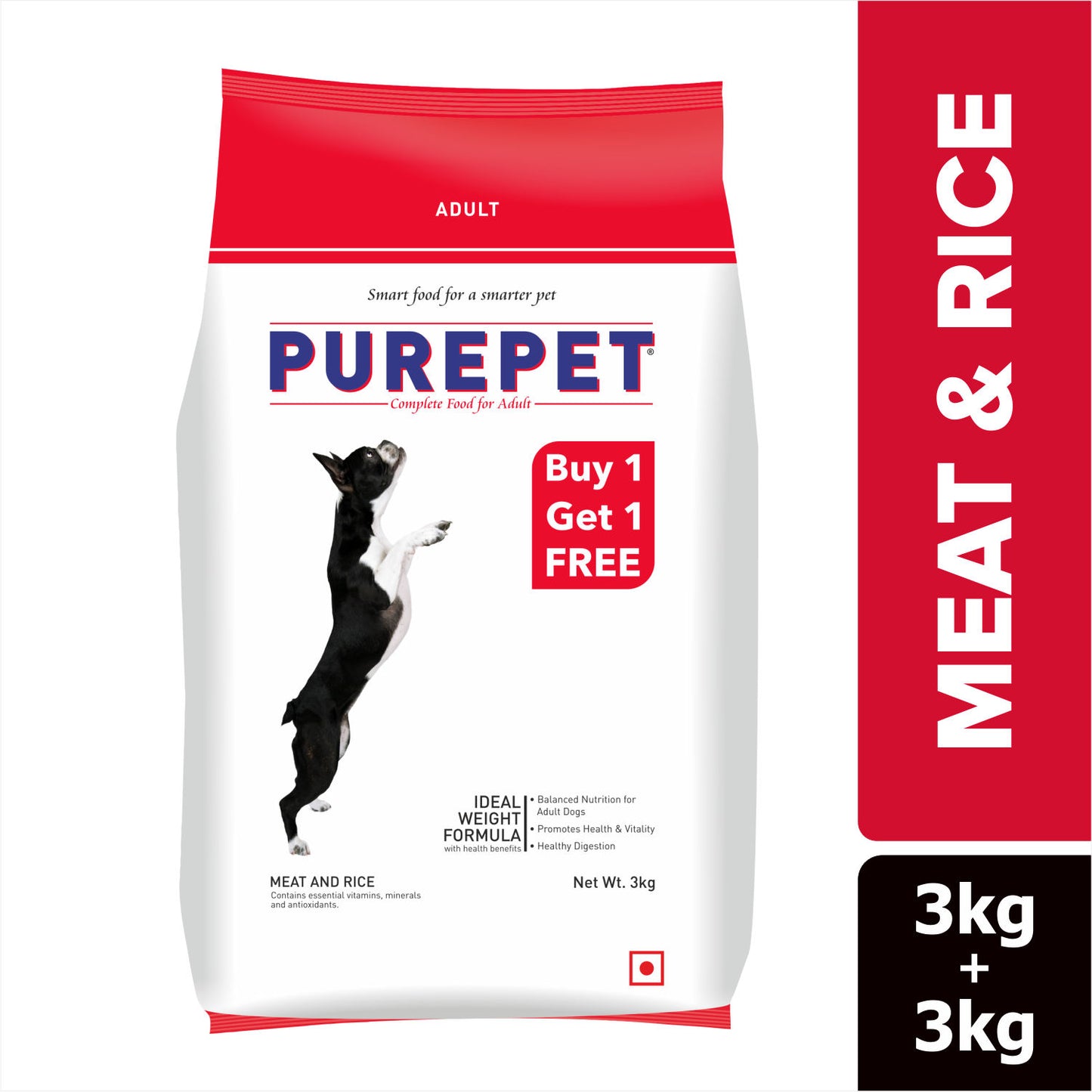 purepet-meat-and-rice-adult-dry-dog-food 3+3kg