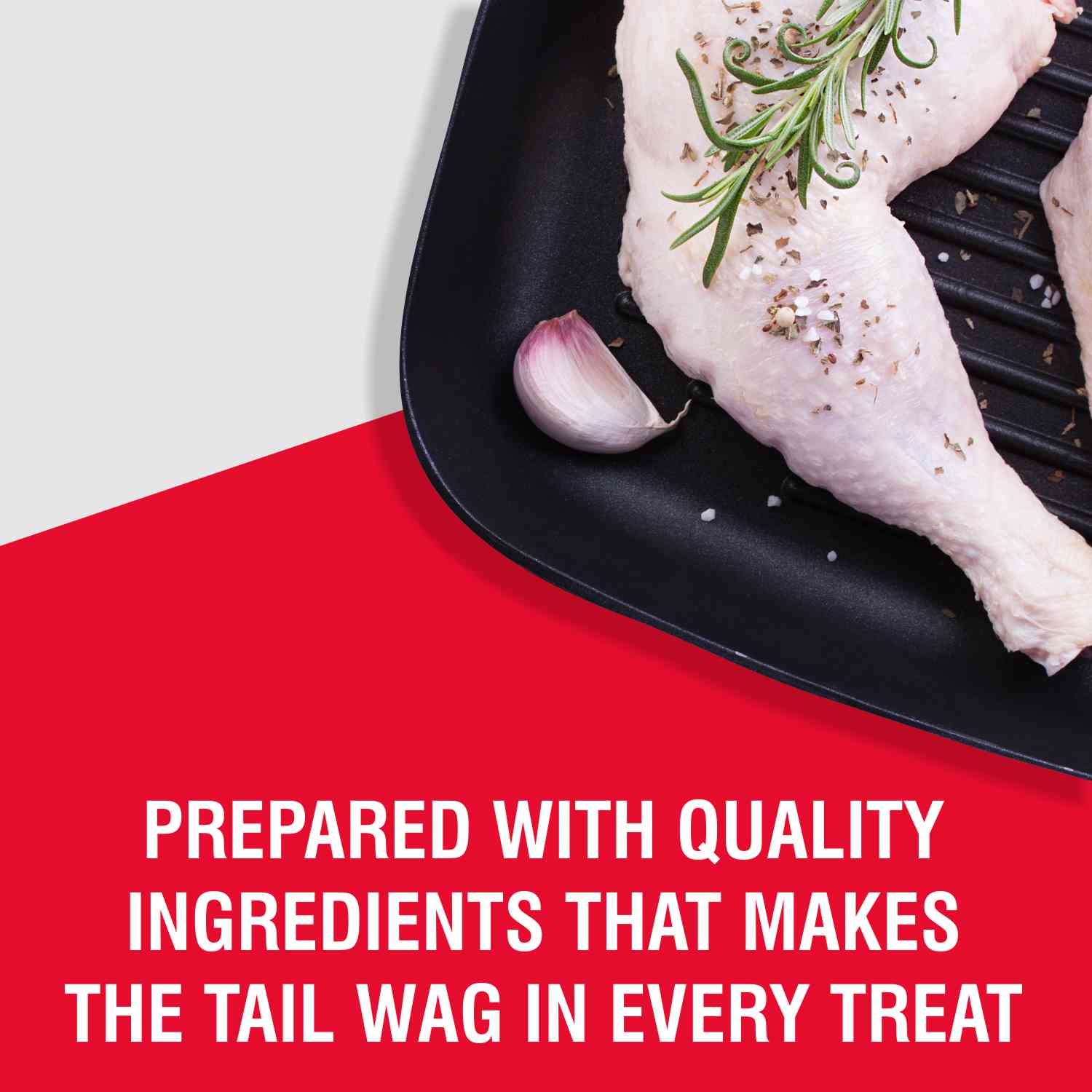 Purepet Chicken Flavour Real Chicken Biscuit Dog Treats — detail shot