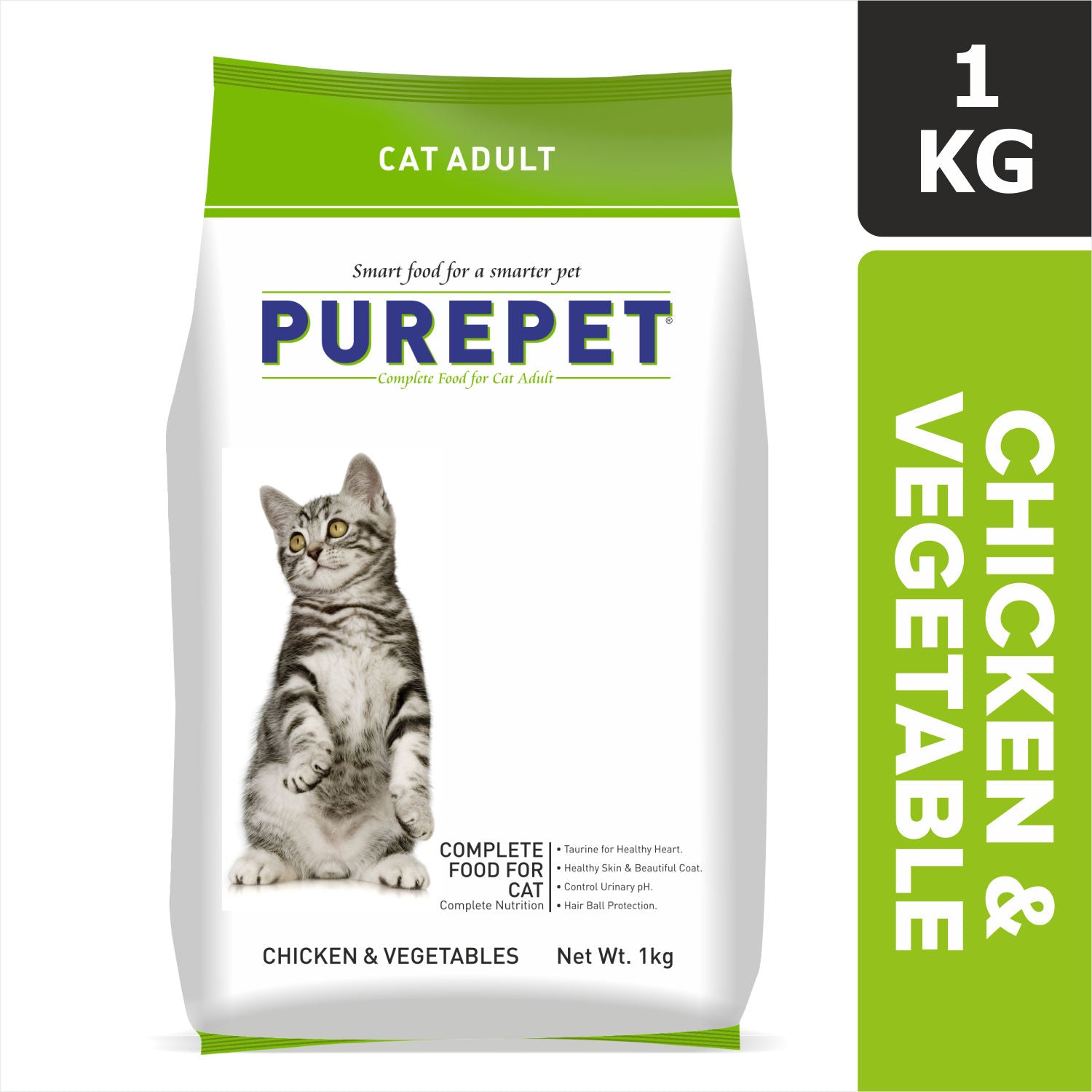 Purepet Chicken Vegetables Adult Dry Cat Food