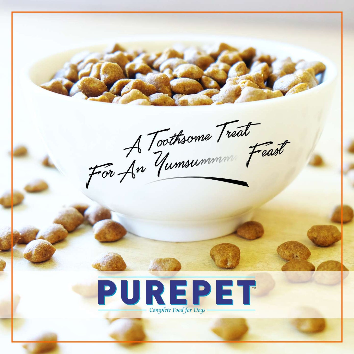 Purepet Mackerel Adult Cat Dry Food — back view