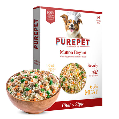 Purepet Chicken Biryani Fresh Food For Dogs Copy