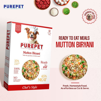 Purepet Chicken Biryani Fresh Food For Dogs Copy - Image 3