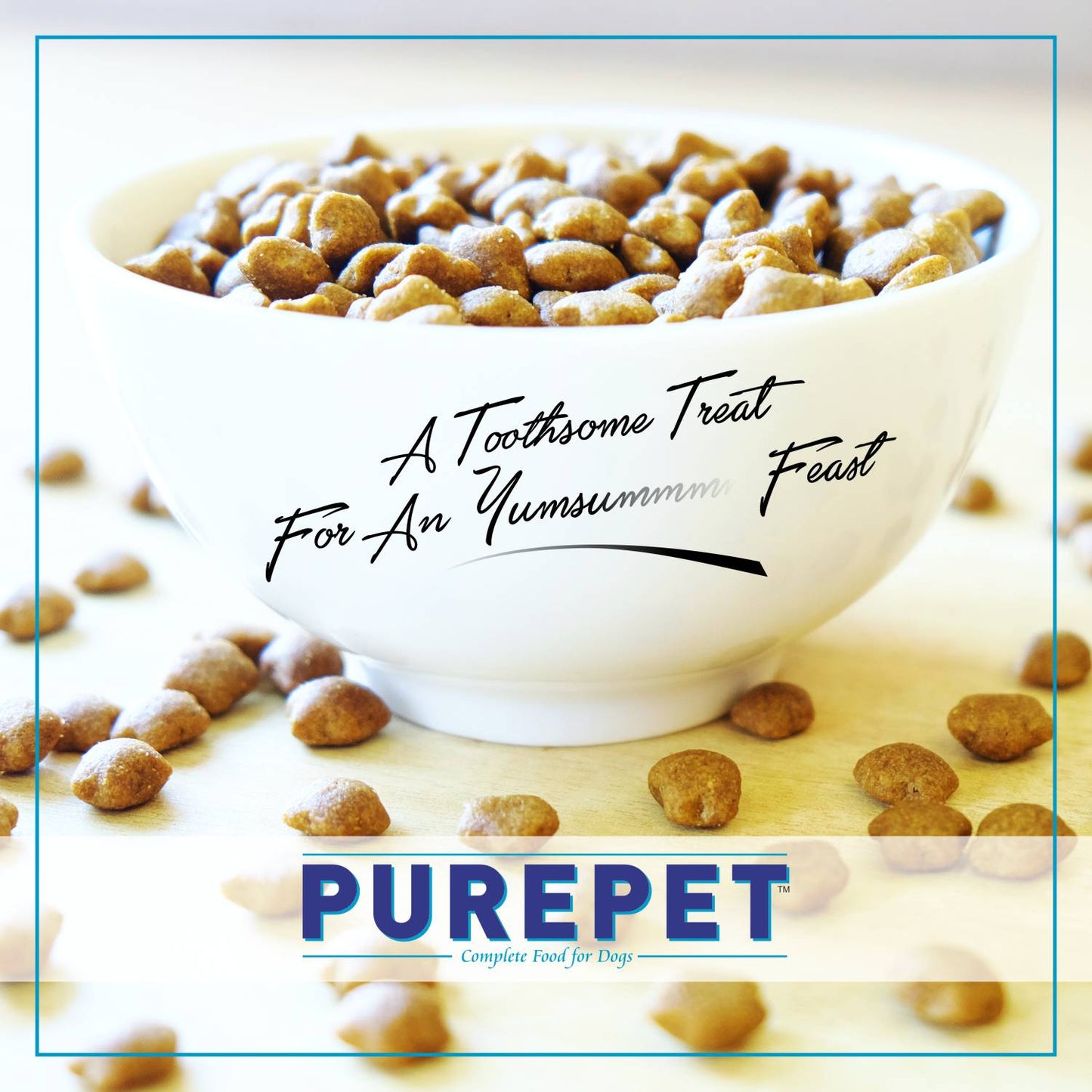 Purepet Ocean Fish Kitten Dry Food — back view