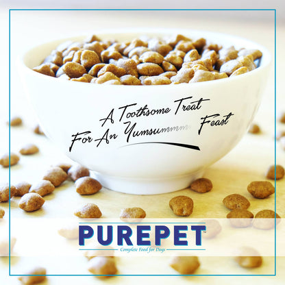 Purepet Ocean Fish Kitten Dry Food — back view