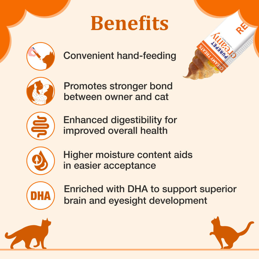Purepet Real Chicken Lickable Creamy Treats for Cats — detail shot