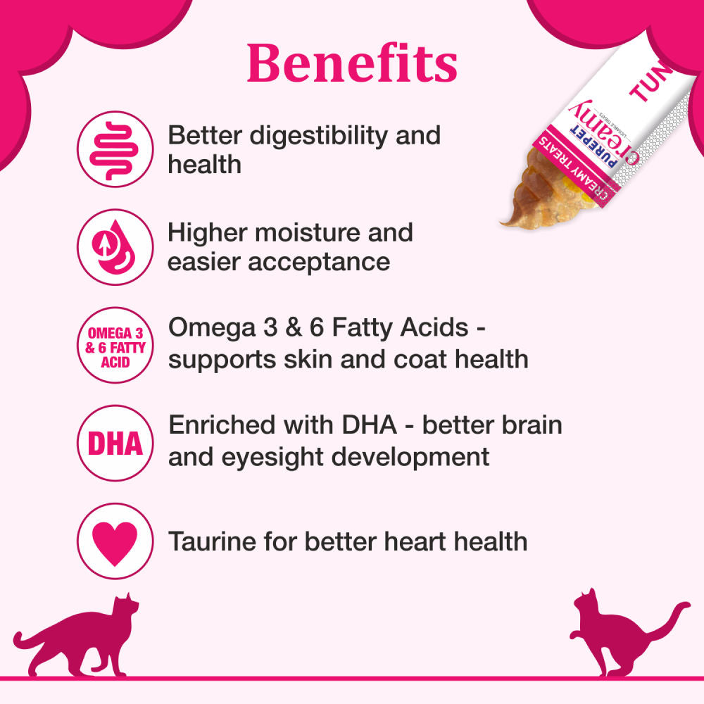 Purepet Tuna and Bonito Lickable Creamy Treats for Cats — detail shot