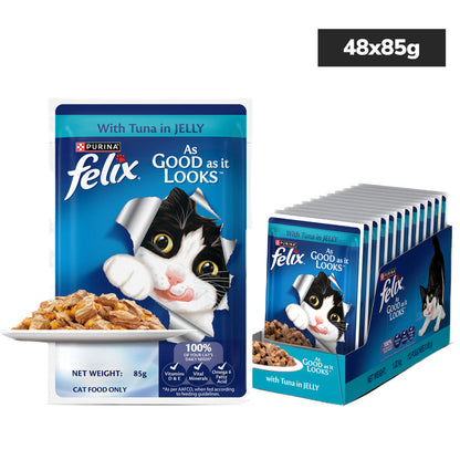 Purina Felix with Tuna in Jelly Adult Complete and Balanced Cat Wet Food — image 6